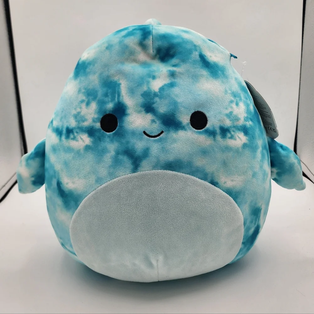 NWT Squishmallows Danika Tie Dye Dolphin 12